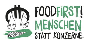 Logo FIAN Food First_quer